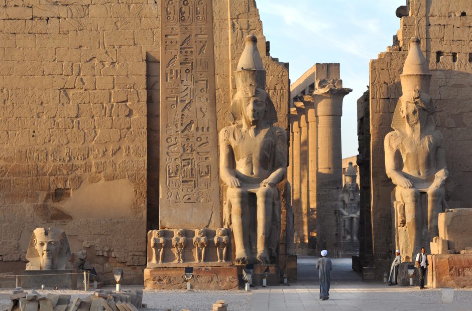 Luxor temple at dawn